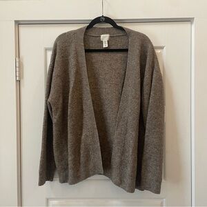 H&M Women's Open Front Cardigan Sweater‎ Brown Size Small
